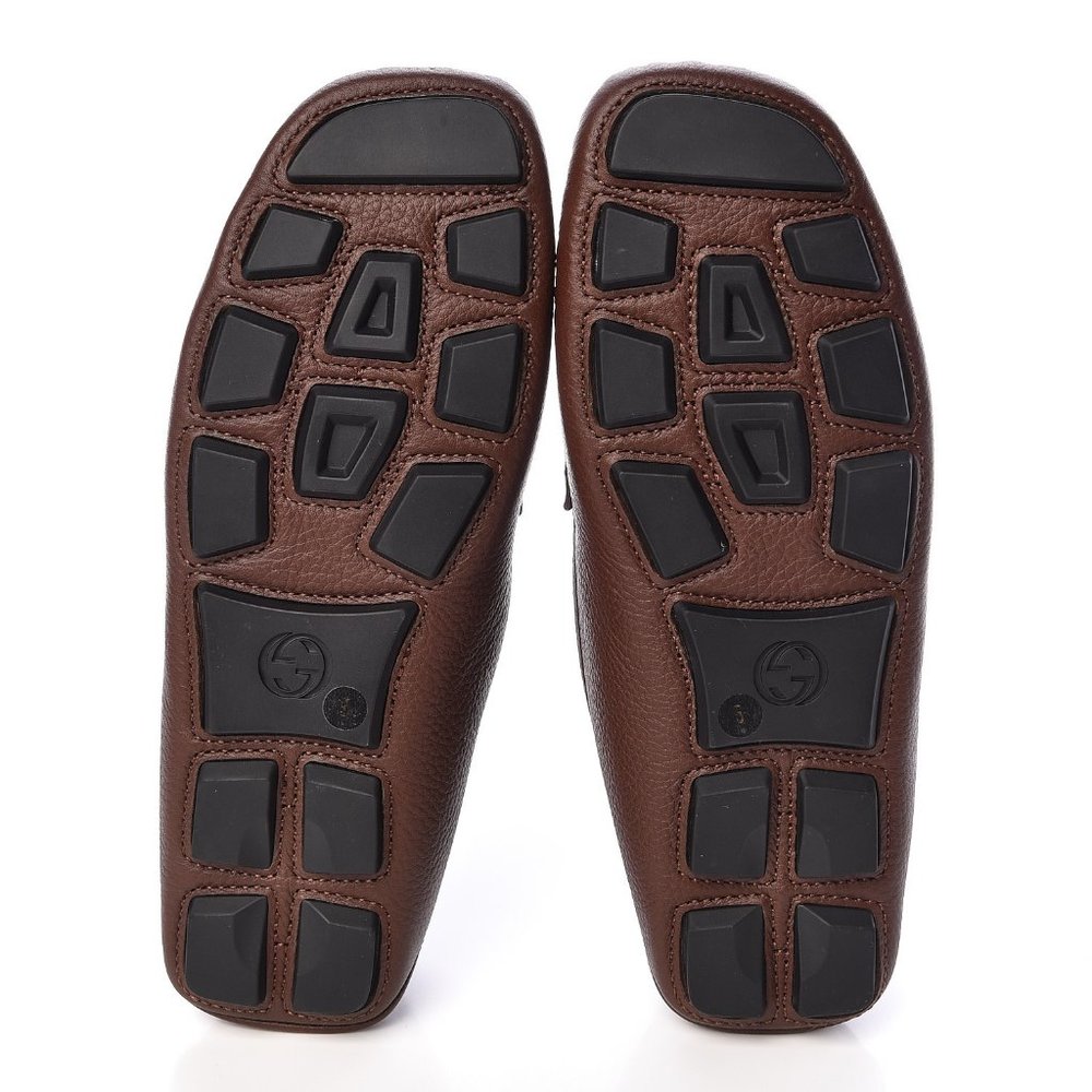 HOST PICK 👞 Gucci Calfskin Hebron Horsebit Loafer Moccasins NEW IN BOX - Picture 4 of 9